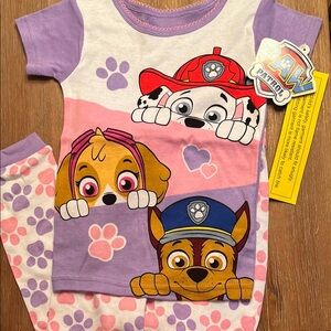Nickelodeon Paw Patrol Purple and Pink Pajama Set